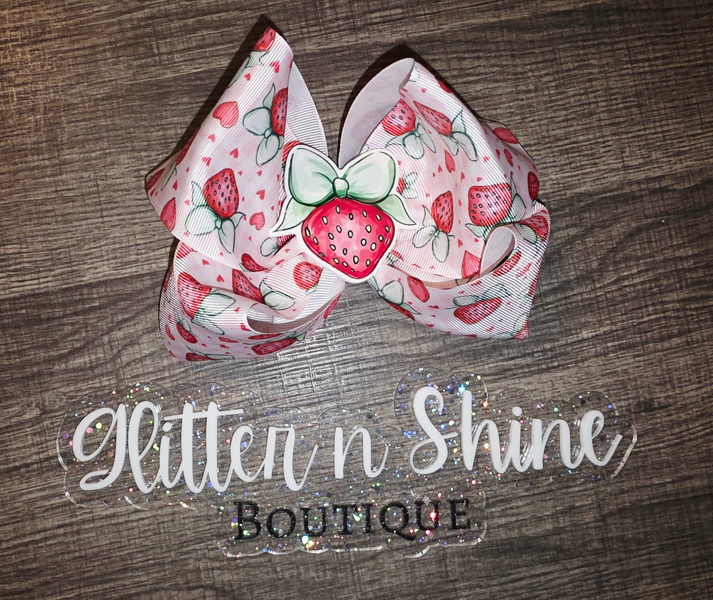 Strawberry bow