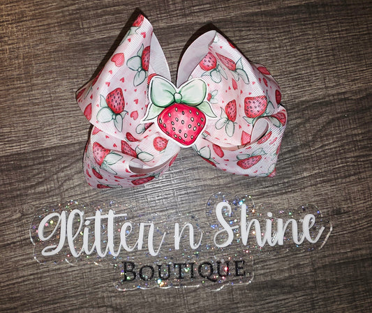 Strawberry bow