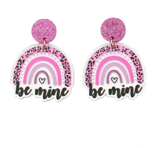 Be Mine Rainbow Earrings