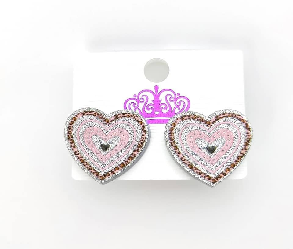 Heart Stud Earrings